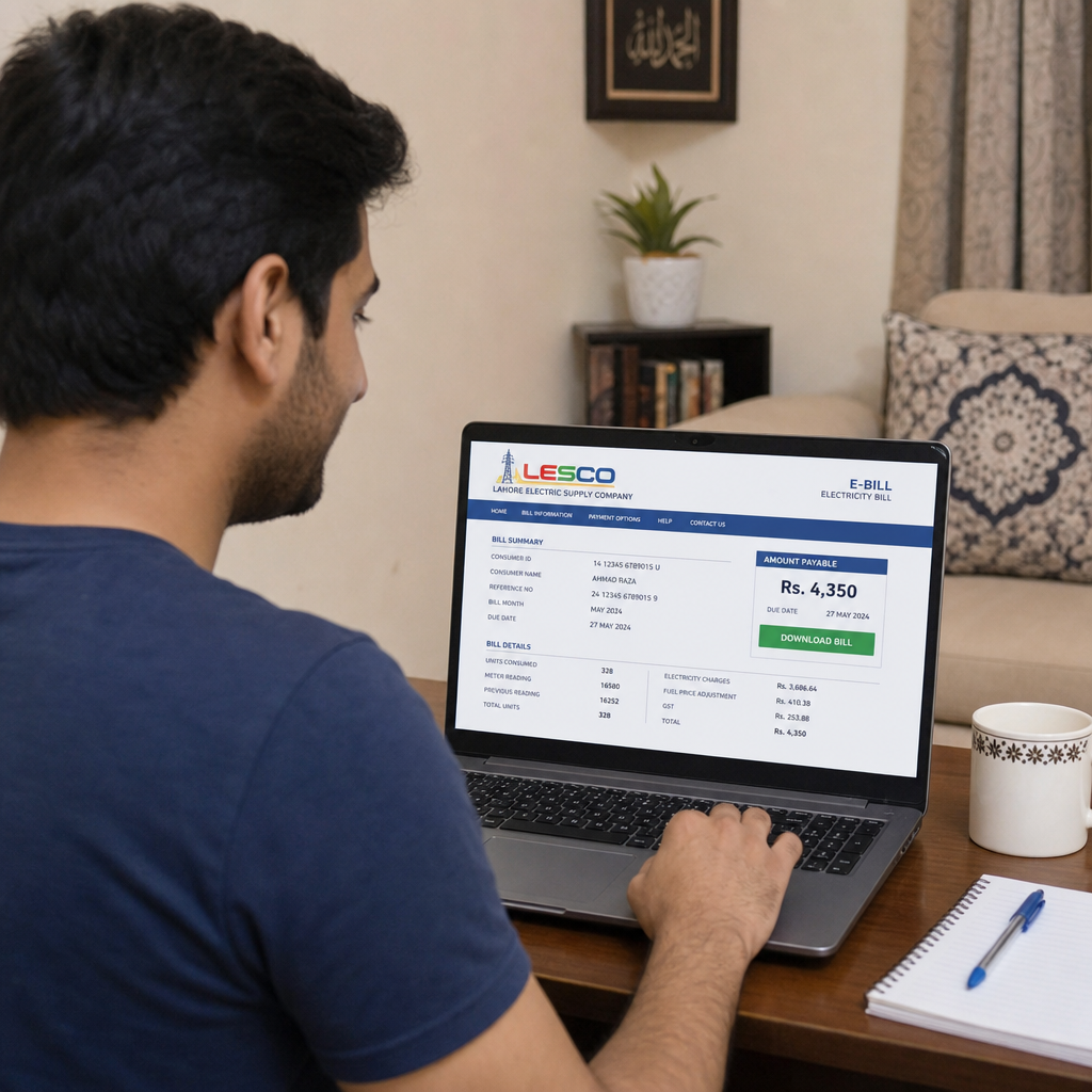 lesco bill online