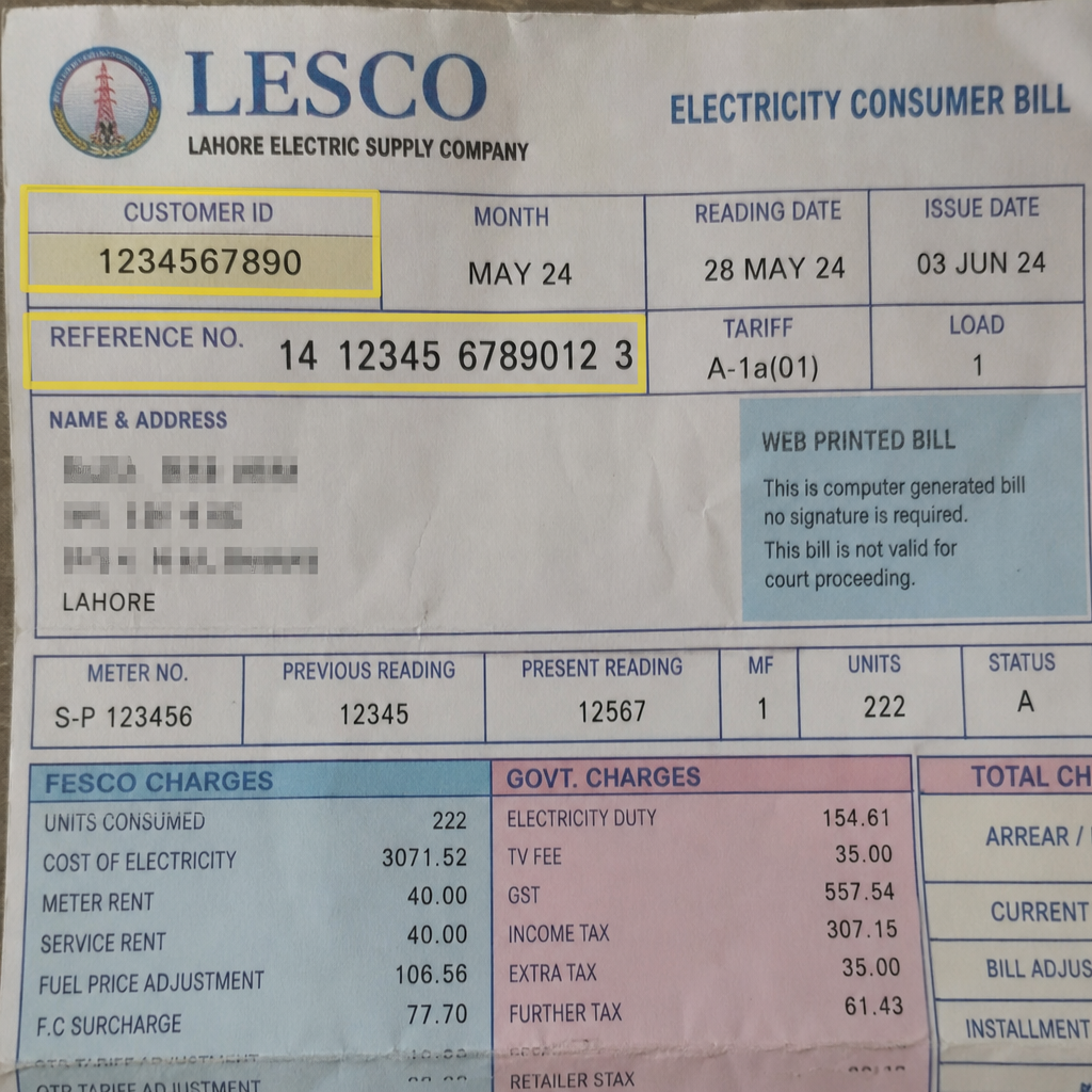 lesco bill online