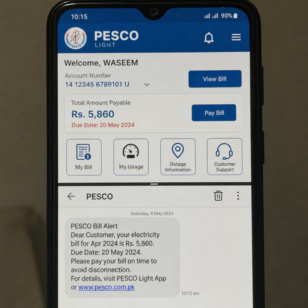 pesco bill online check