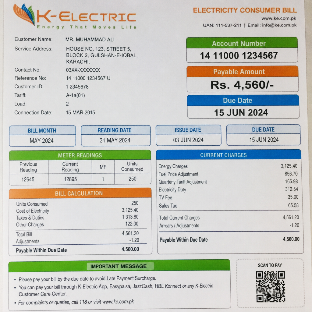 ke duplicate bill