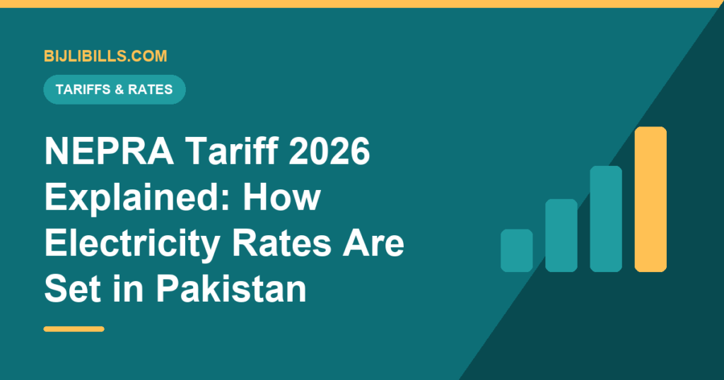 NEPRA tariff 2026 explained, the flow from regulator to electricity meter in Pakistan